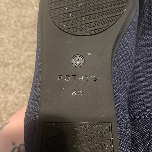 Rothy's The Loafer Navy Blue 8.5 Classic casual comfort minimalist coastal - Picture 5 of 6